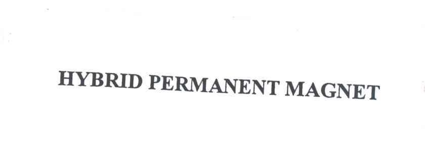 HYBRID PERMANENT MAGNET