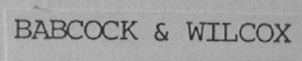 BABCOCK & WILCOX