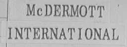 MCDERMOTT INTERNATIONAL