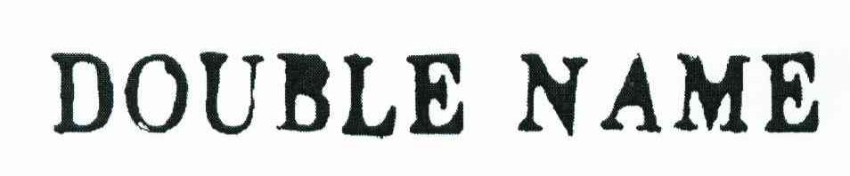 DOUBLE NAME