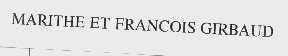 MARITHE ET FRANCOIS GIRBAUD