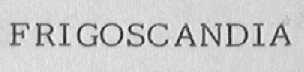 FRIGOSCANDIA