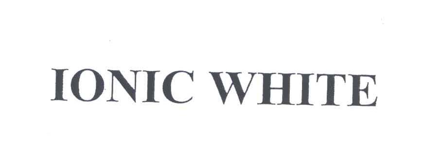 IONIC WHITE