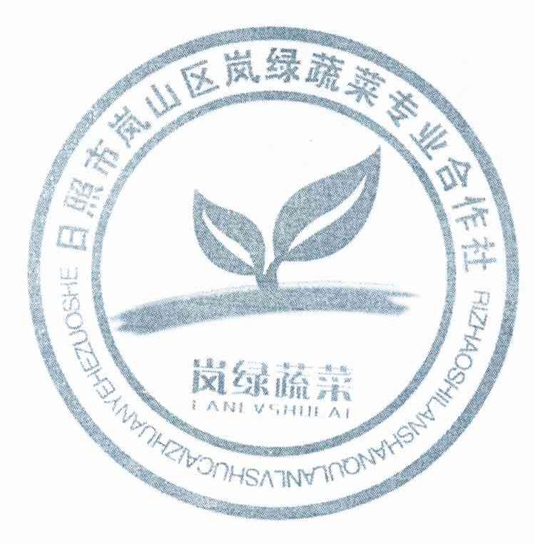 日照市岚山区岚绿蔬菜专业合作社 岚绿蔬菜 RIZHAOSHILANSHANQULANLVSHUCAIZHUANYEHEZUOSHE