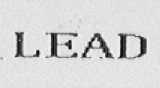 LEAD
