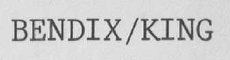 BENDIX/KING