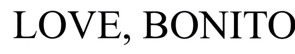 LOVE，BONITO