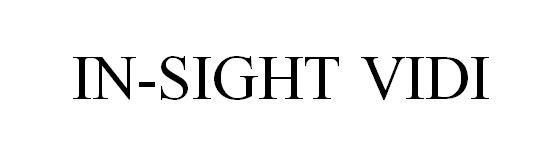 IN-SIGHT VIDI