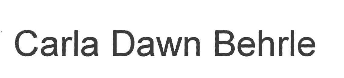 CARLA DAWN BEHRLE