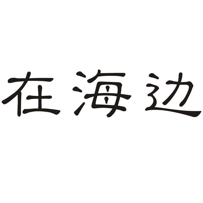 在海边