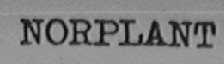 NORPLANT