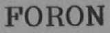 FORON