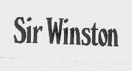 SIR WINSTON