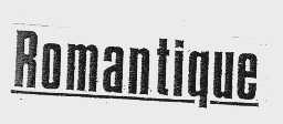 ROMANTIQUE