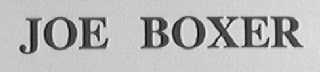 JOE BOXER