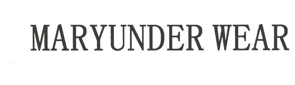 MARYUNDER WEAR