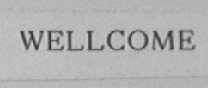WELLCOME