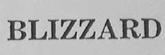 BLIZZARD