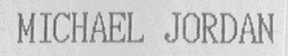 MICHAEL JORDAN