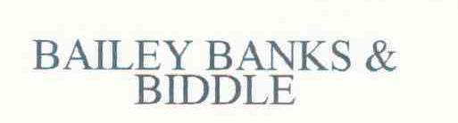 BAILEY BANKS & BIDDLE
