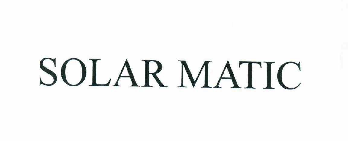 SOLAR MATIC