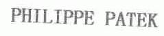 PHILIPPE PATEK