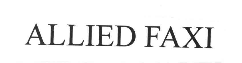 ALLIED FAXI