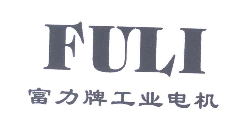 富力牌工业电机;FULI