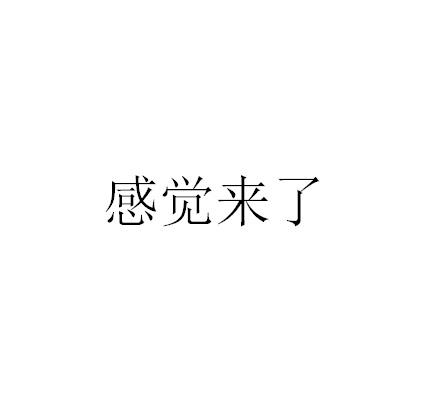 感觉来了