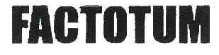 FACTOTUM