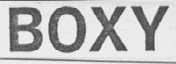 BOXY