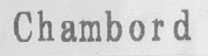 CHAMBORD