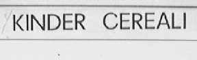 KINDER CEREALI