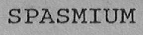 SPASMIUM