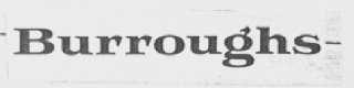 BURROUGHS