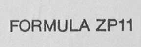 FORMULA ZPII