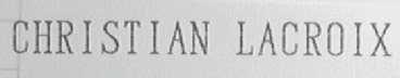 CHRISTIAN LACROIX