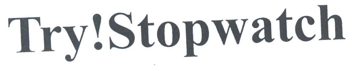 TRY!STOPWATCH