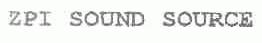 ZPI SOUND SOURCE