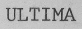 ULTIMA