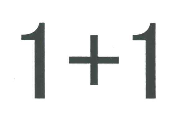 1+1