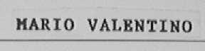 MARIO VALENTINO