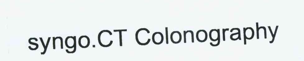 SYNGO.CT COLONOGRAPHY