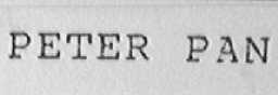 PETER PAN