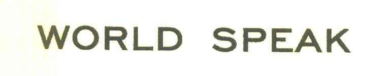WORLD SPEAK