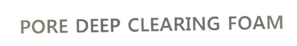 PORE DEEP CLEARING FOAM