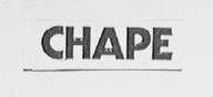 CHAPE