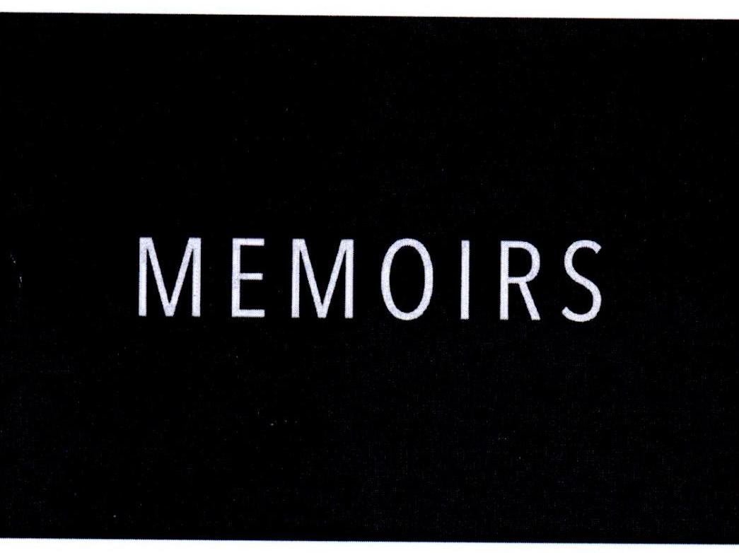 MEMOIRS