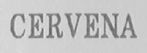 CERVENA