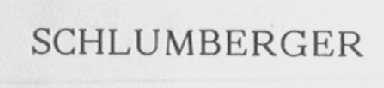 SCHLUMBERGER